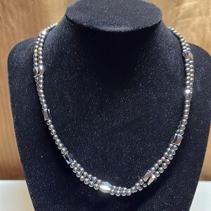 Vintage Magnetic beaded necklace
